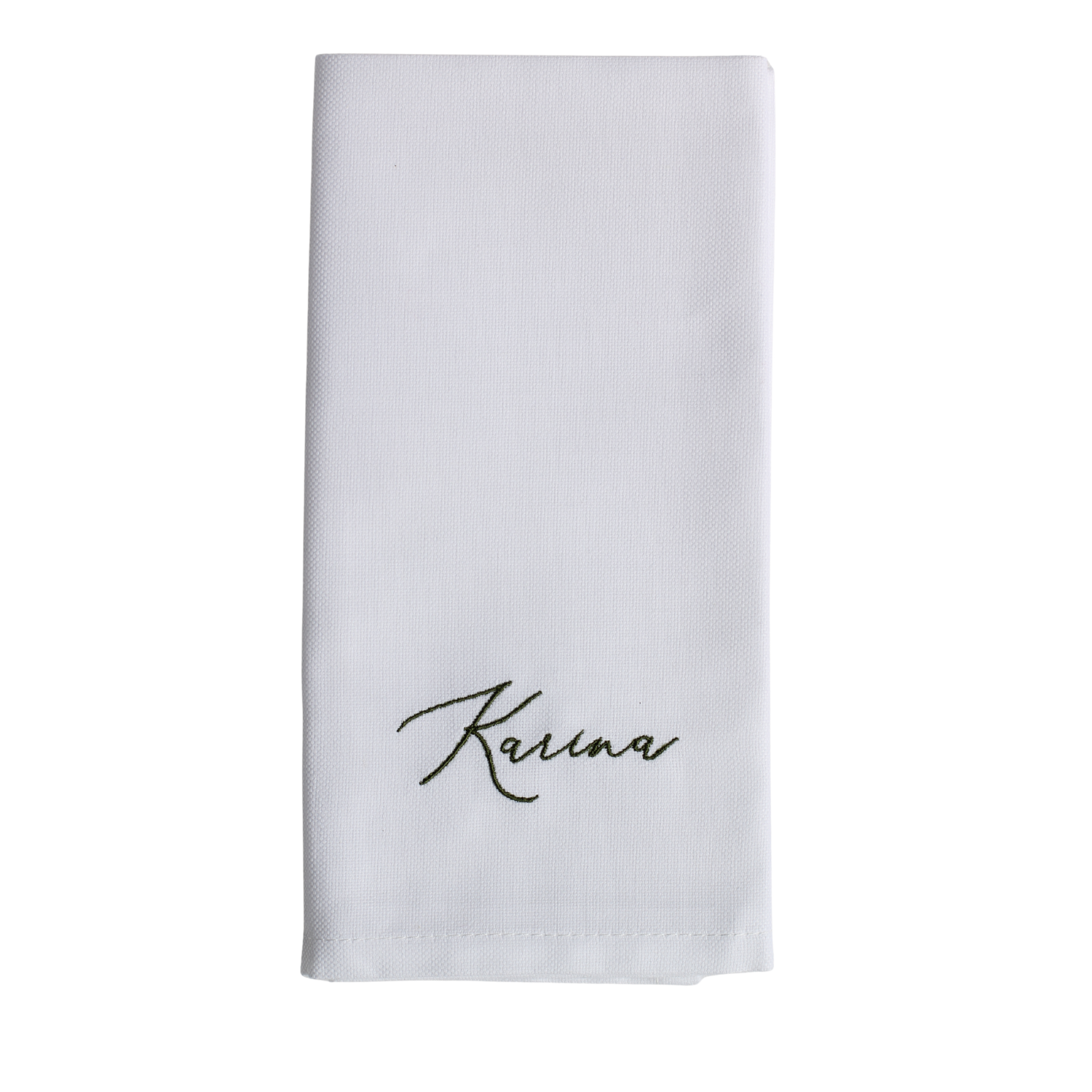 COTTON NAPKINS Personalised with Guest Name