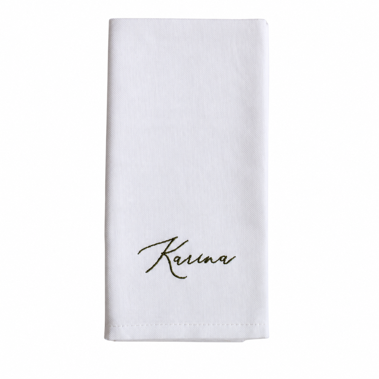COTTON NAPKINS, Personalised with Guest Name