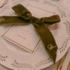 Personalised Velvet Bow – Perfect for Place Settings