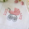 monogram Baby shower napkin