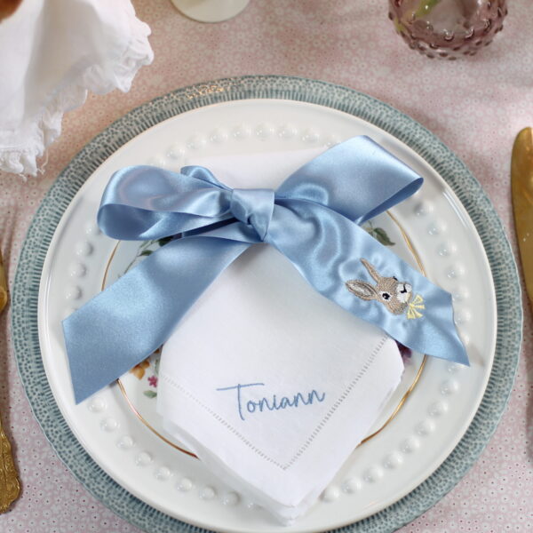 Easter Bunny Bow for Napkins