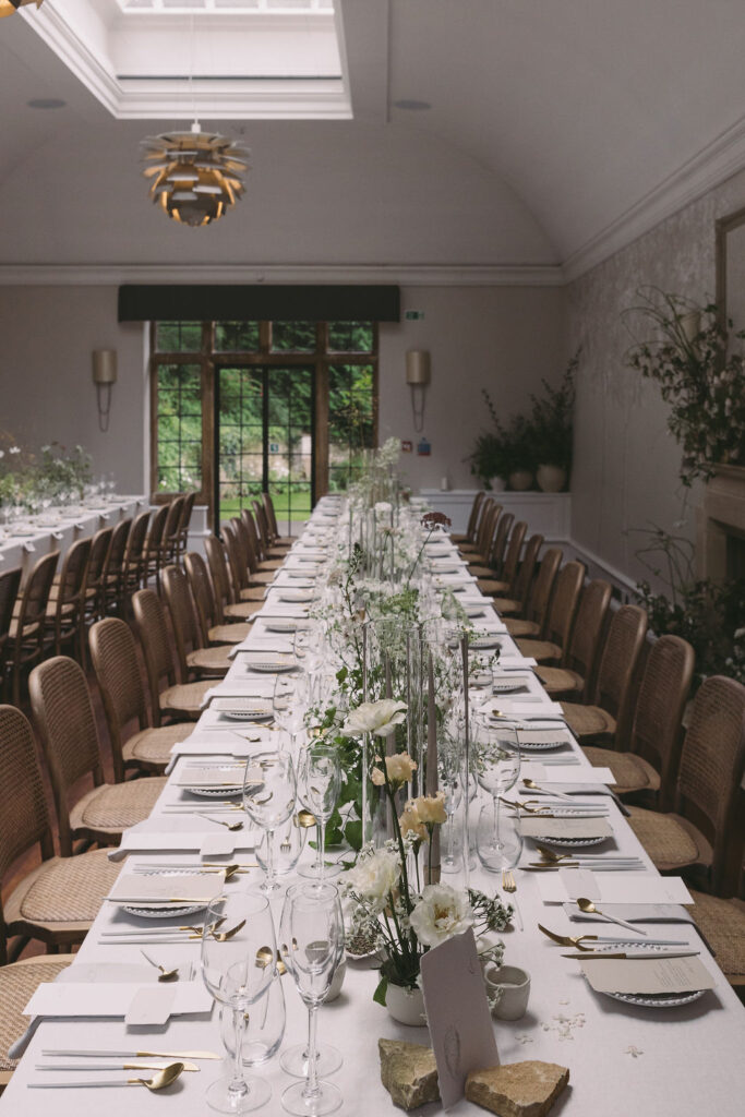 An Elegant Cotswold's Wedding With Personalised Linen Napkins 