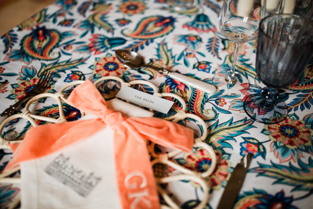 Cool Country House Wedding With Personalised Place Settings 