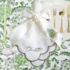 LINEN SCALLOP NAPKINS - Place Setting Napkin