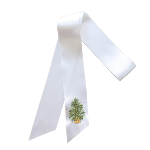 Christmas napkin ties