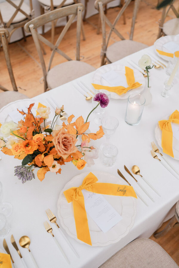 Personalised Bow Place Setting