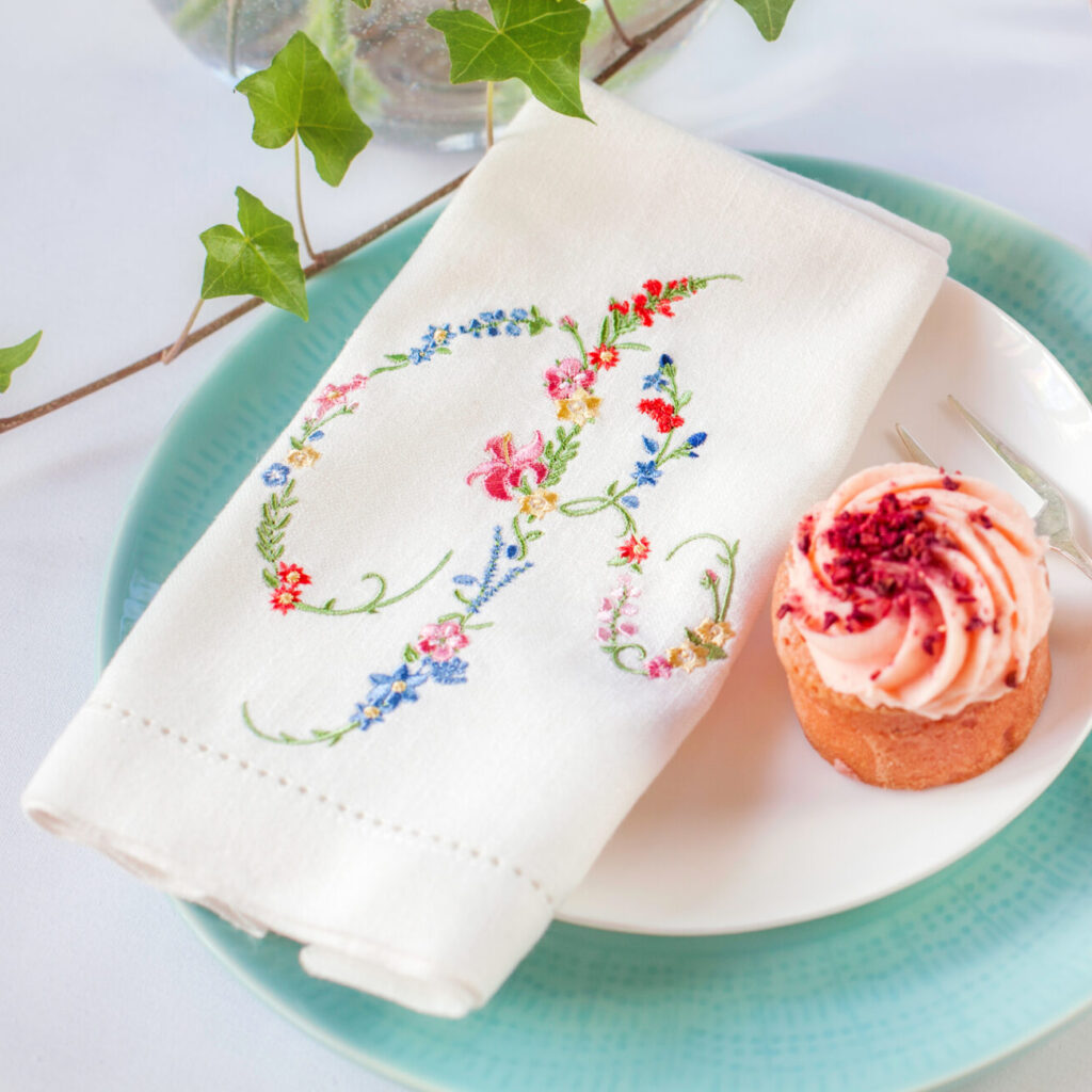 The Embroidered Napkin Company Custom Embroidered Napkins
