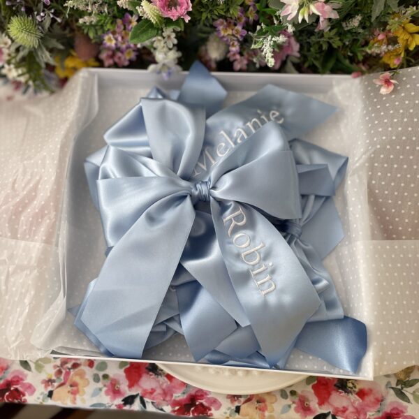 Large personalised napkin bow