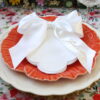 Large personalised napkin bow