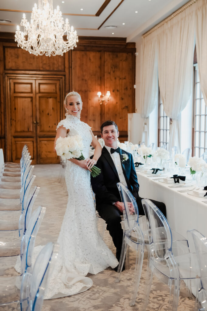 Luxury Monochrome Wedding Details At Hedsor House