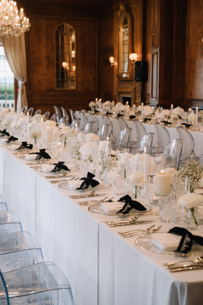 Luxury Monochrome Wedding Details At Hedsor House