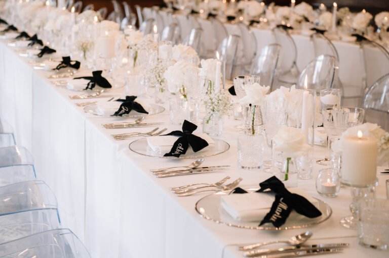 Luxury Monochrome Wedding Details At Hedsor House