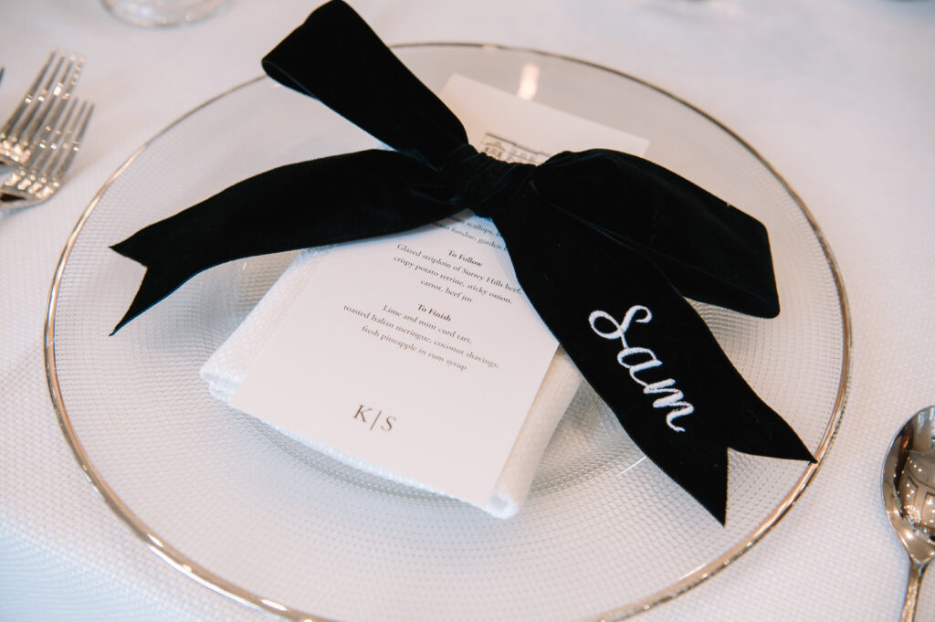 Luxury Monochrome Wedding Details At Hedsor House