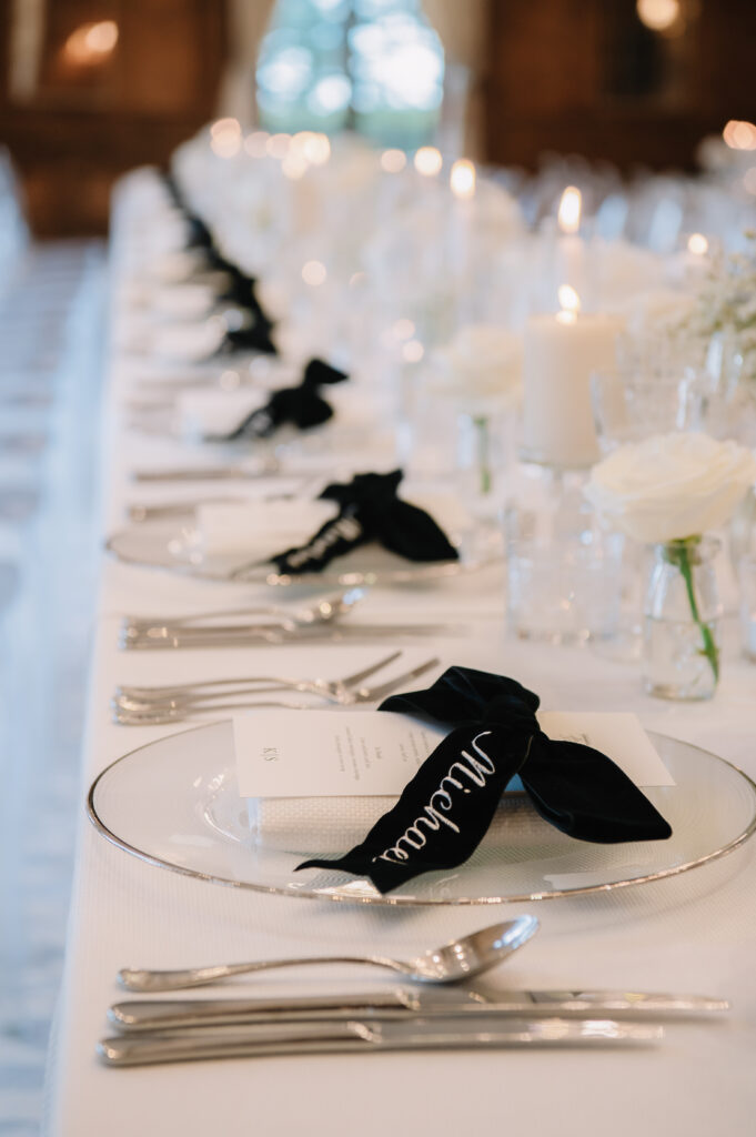 Luxury Monochrome Wedding Details At Hedsor House