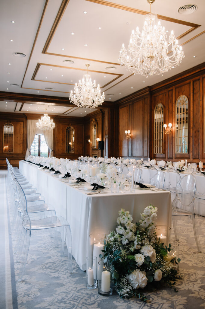 Luxury Monochrome Wedding Details At Hedsor House