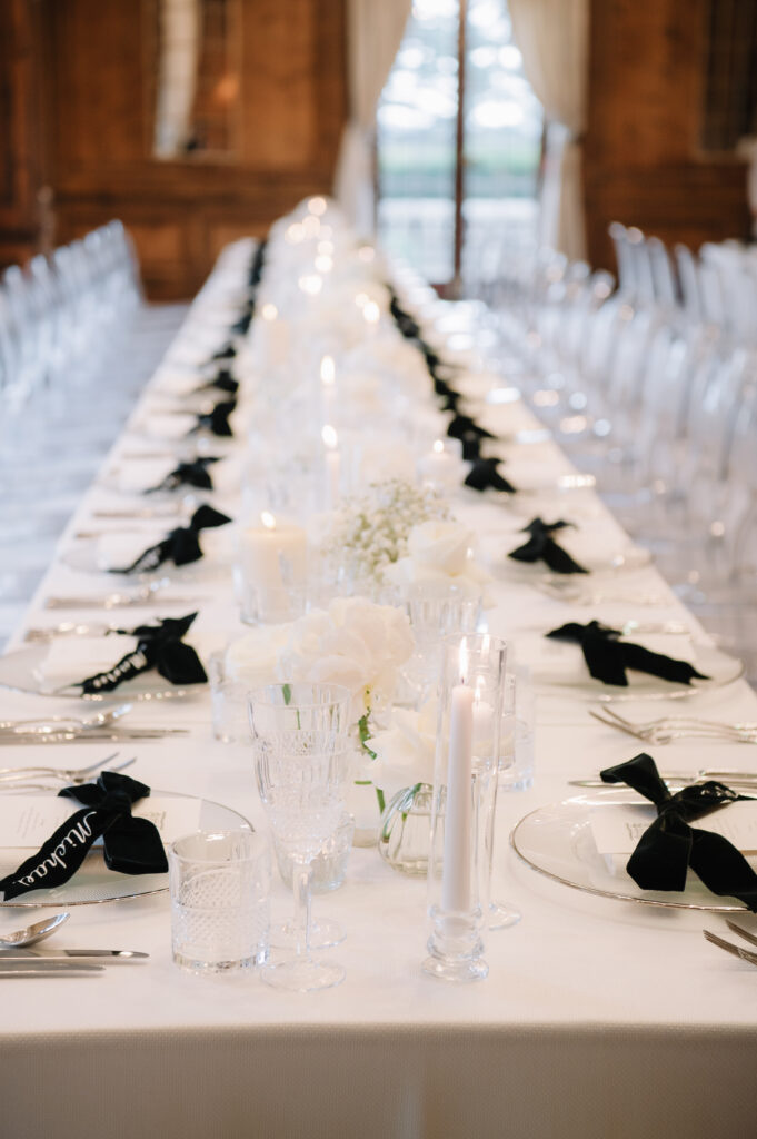 Luxury Monochrome Wedding Details At Hedsor House