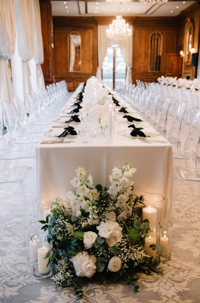 Luxury Monochrome Wedding Details At Hedsor House