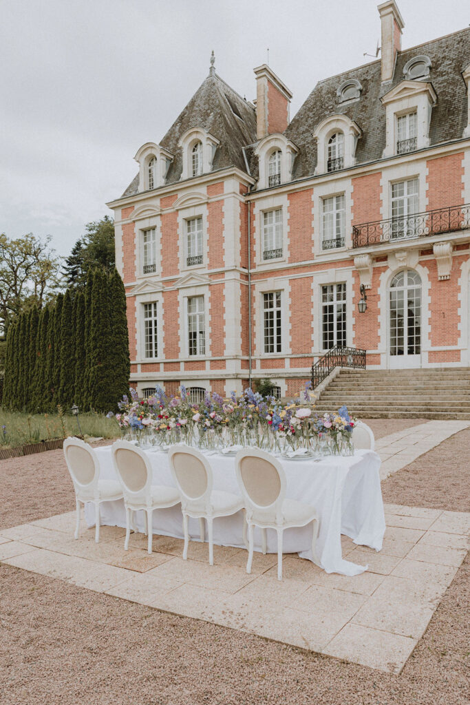 Luxury Wedding Napkins At Château de Cazine