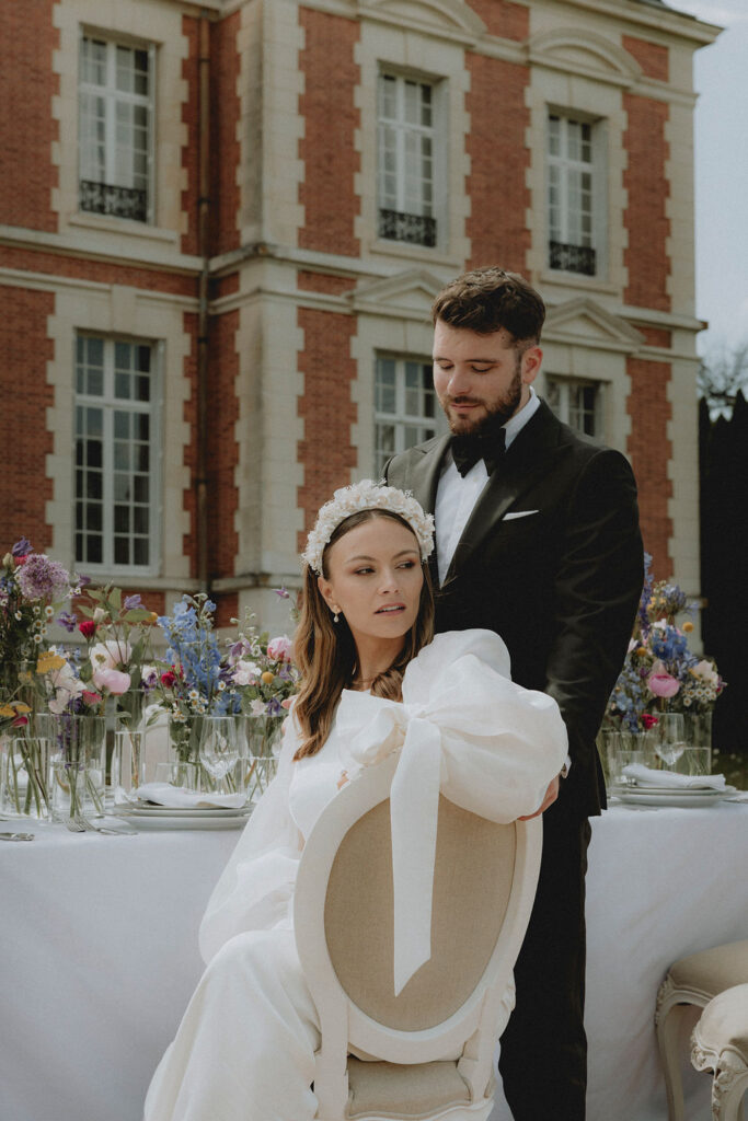 Luxury Wedding Napkins At Château de Cazine