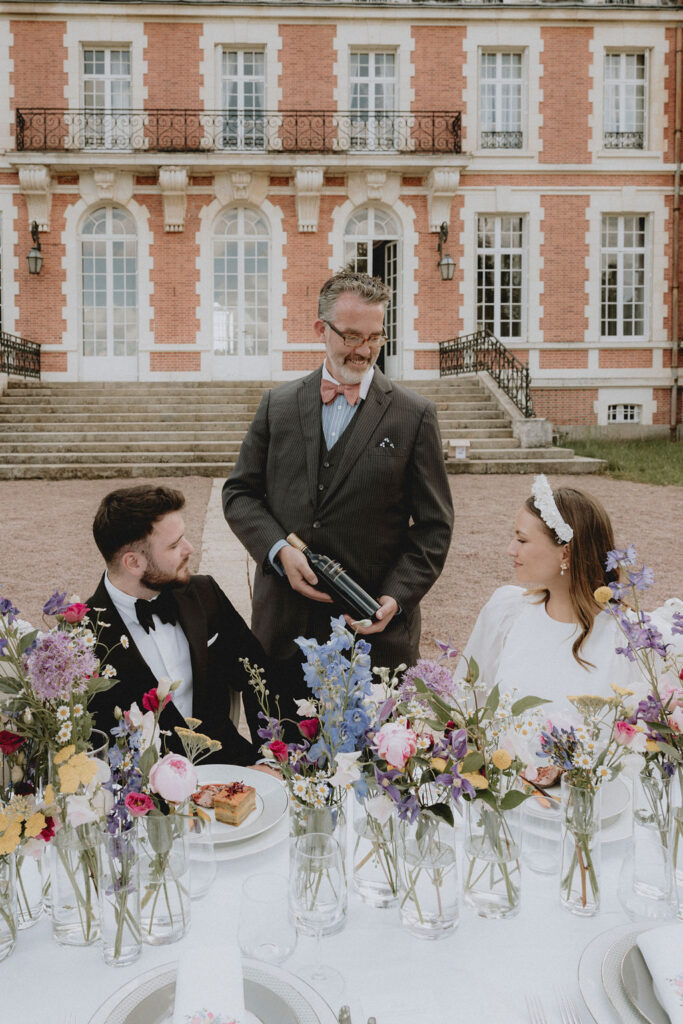 Luxury Wedding Napkins At Château de Cazine