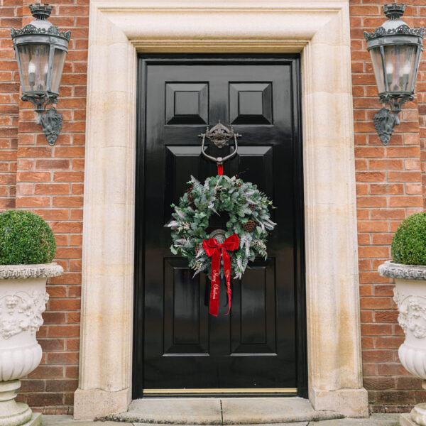 Personalised Wreath Ribbon bow