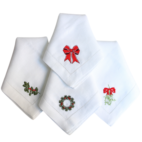 christmas napkin set