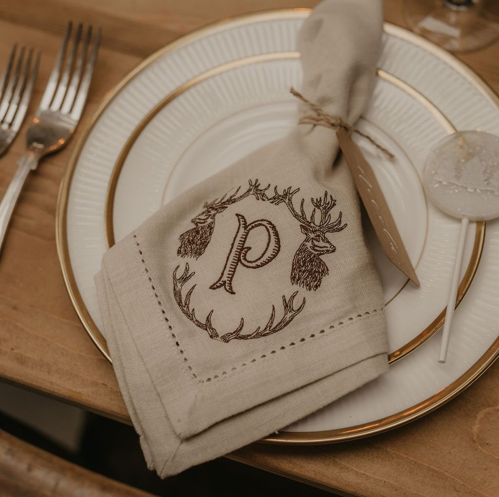 Elevate Your Festive Decor With Our Personalised Christmas Napkins and Bows