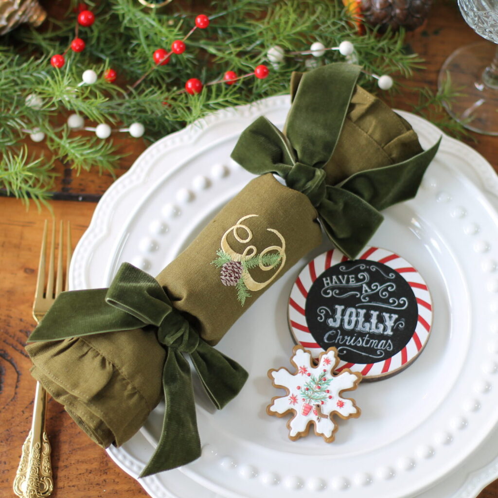 Elevate Your Festive Decor With Our Personalised Christmas Napkins and Bows