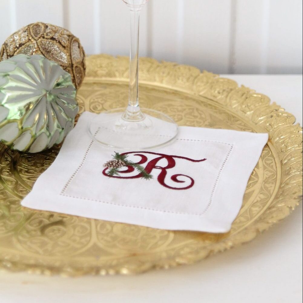 Elevate Your Festive Decor With Our Personalised Christmas Napkins and Bows