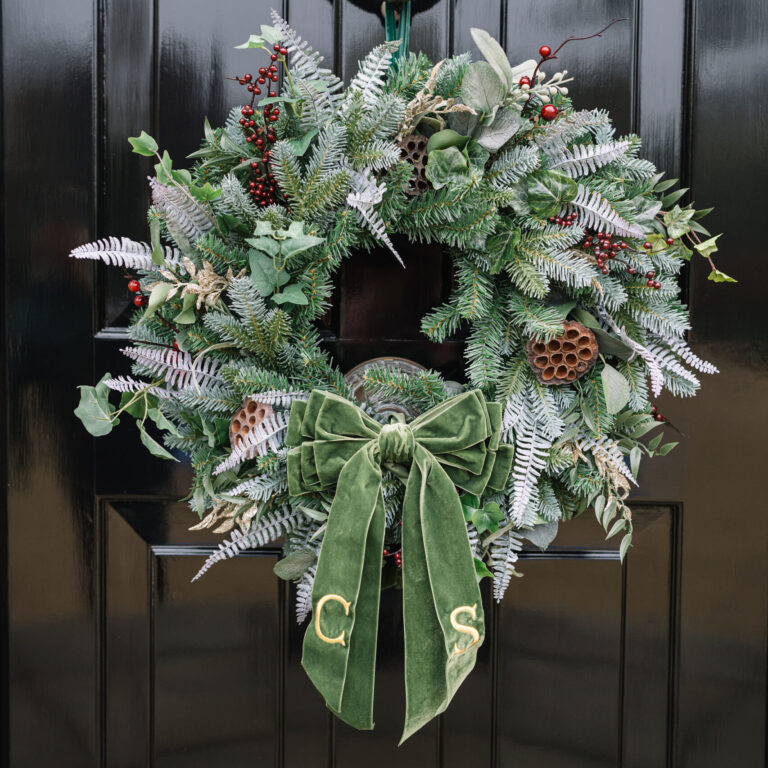 Transform Your Holiday Decor with Custom Christmas Wreath Bows