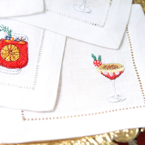 Christmas Drinks Cocktail Napkins