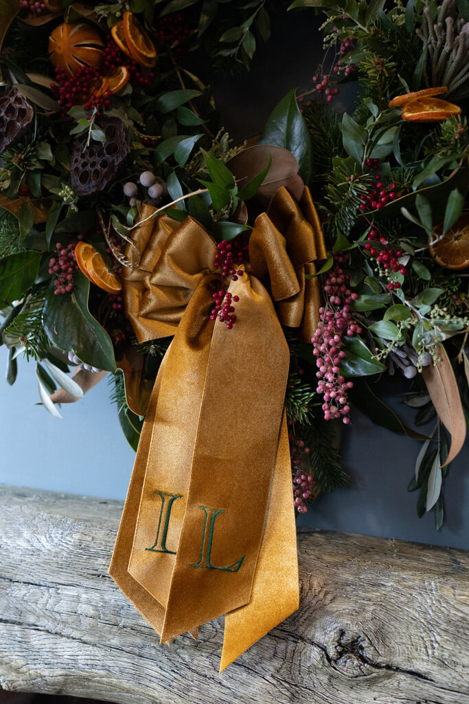 Christmas Styling Ideas and Bespoke Wreath For Lincolnshire Life