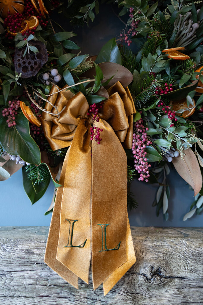 Christmas Styling Ideas and Bespoke Wreath For Lincolnshire Life