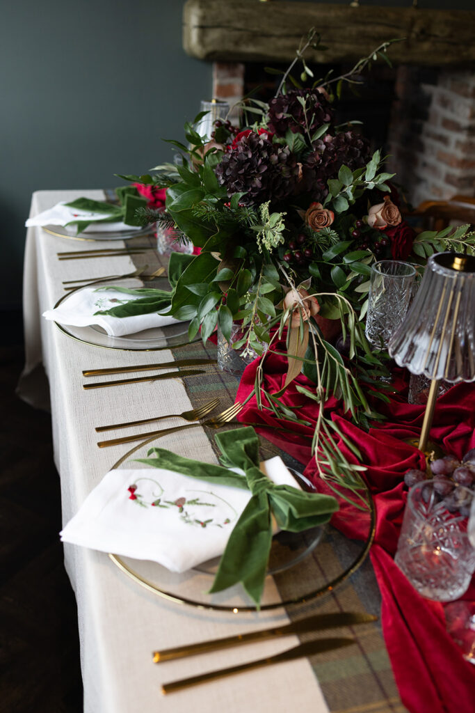 Christmas Styling Ideas and Bespoke Wreath For Lincolnshire Life