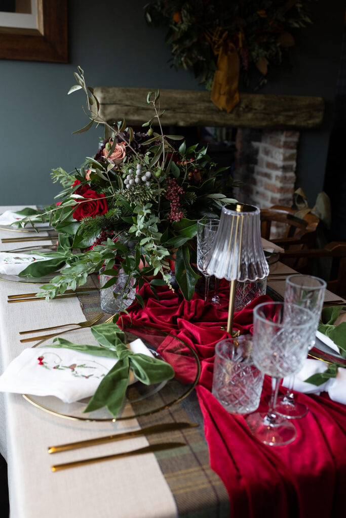 Christmas Styling Ideas and Bespoke Wreath For Lincolnshire Life