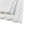 White Scallop Napkin