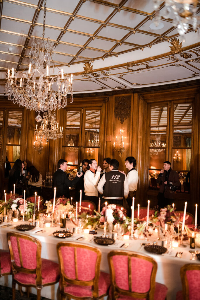 Bespoke Brand Napkins For Sporty and Rich at Le Bristol Paris