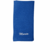Soft linen napkin | Sapphire | White 1001 embroidery