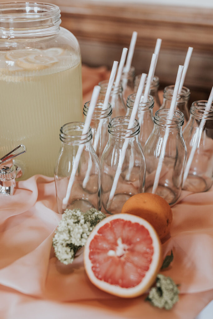 Chic Fruity Tablescape Inspiration With Personalised Linens