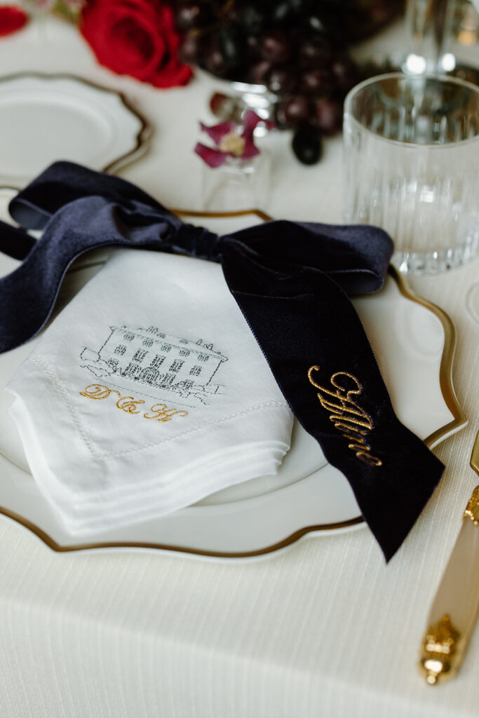 Chic Fruity Tablescape Inspiration With Personalised Linens