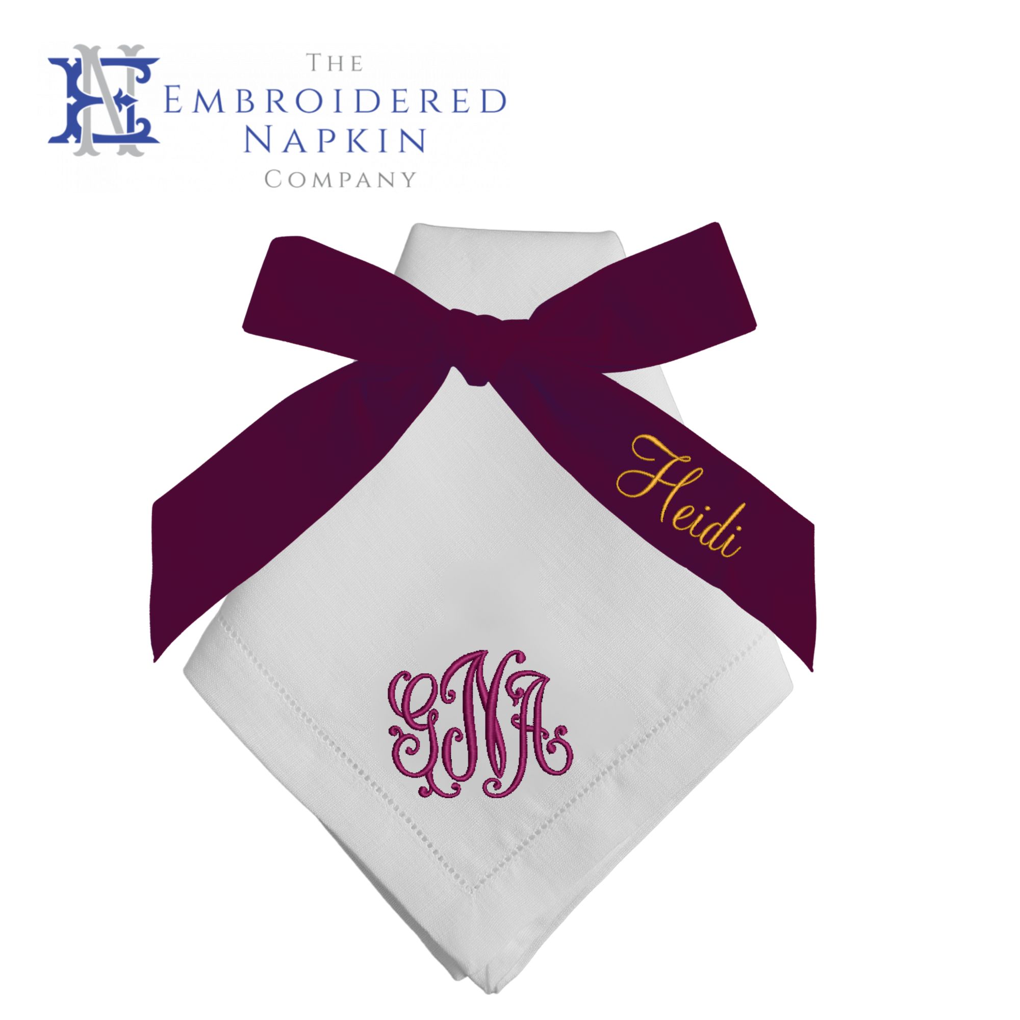 Grainne napkin and bow