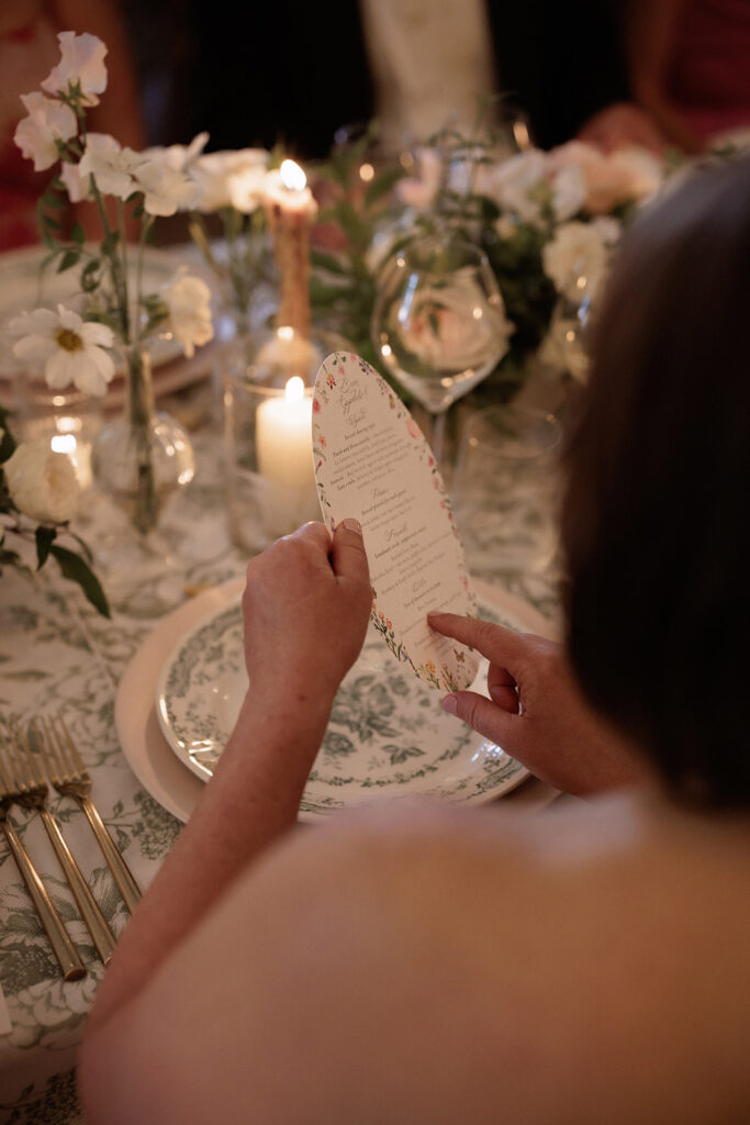 Personalised Embroidered Bows For A Black-Tie Wedding at Euridge Manor
