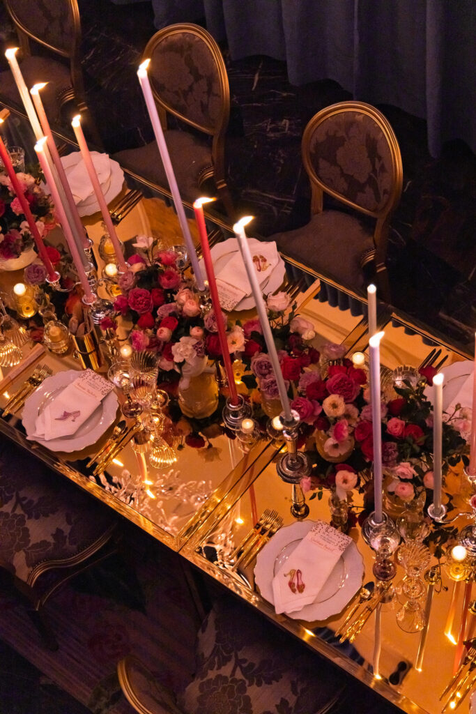 Bespoke Embroidered Napkins for a Manolo Blahnik Celebration