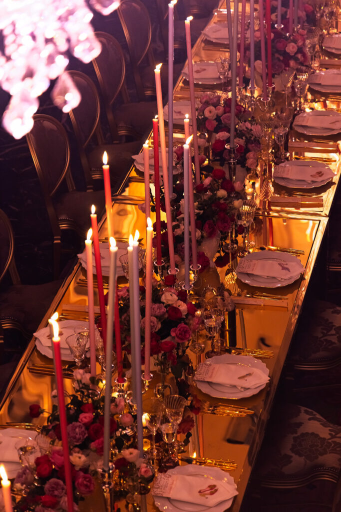 Bespoke Embroidered Napkins for a Manolo Blahnik Celebration