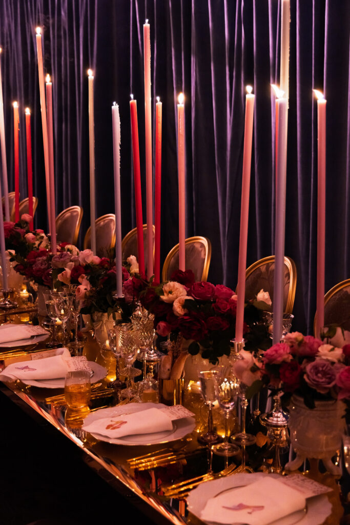 Bespoke Embroidered Napkins for a Manolo Blahnik Celebration