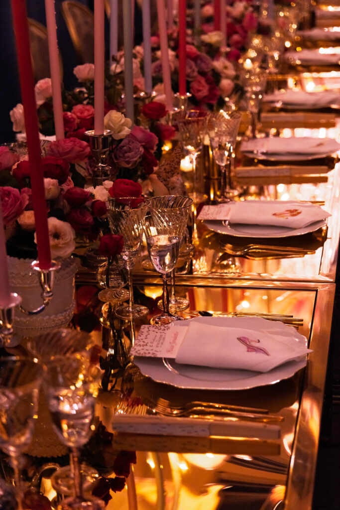 Bespoke Embroidered Napkins for a Manolo Blahnik Celebration