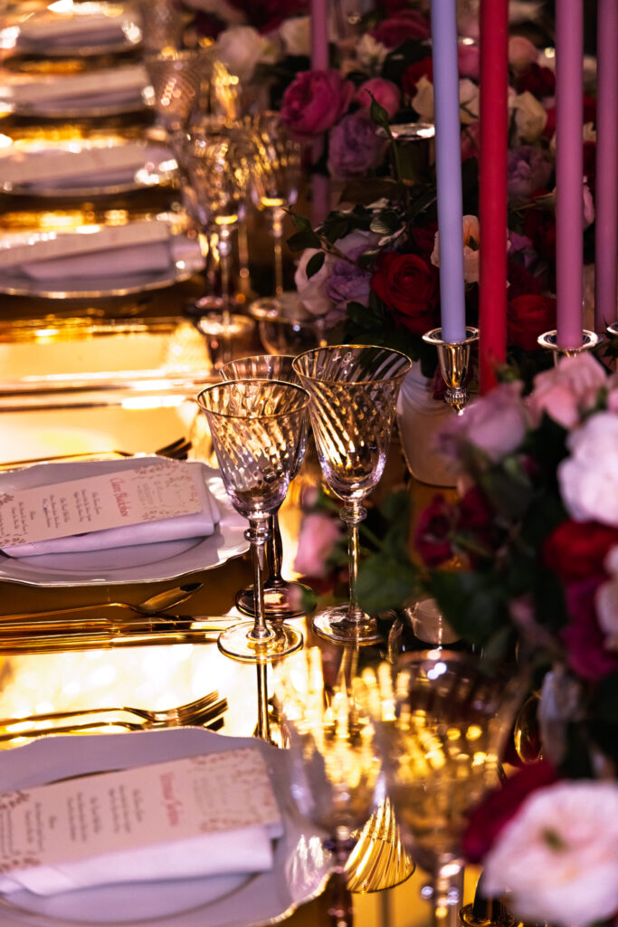 Bespoke Embroidered Napkins for a Manolo Blahnik Celebration