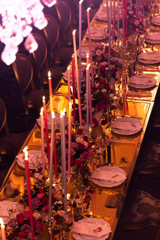 Bespoke Embroidered Napkins for a Manolo Blahnik Celebration