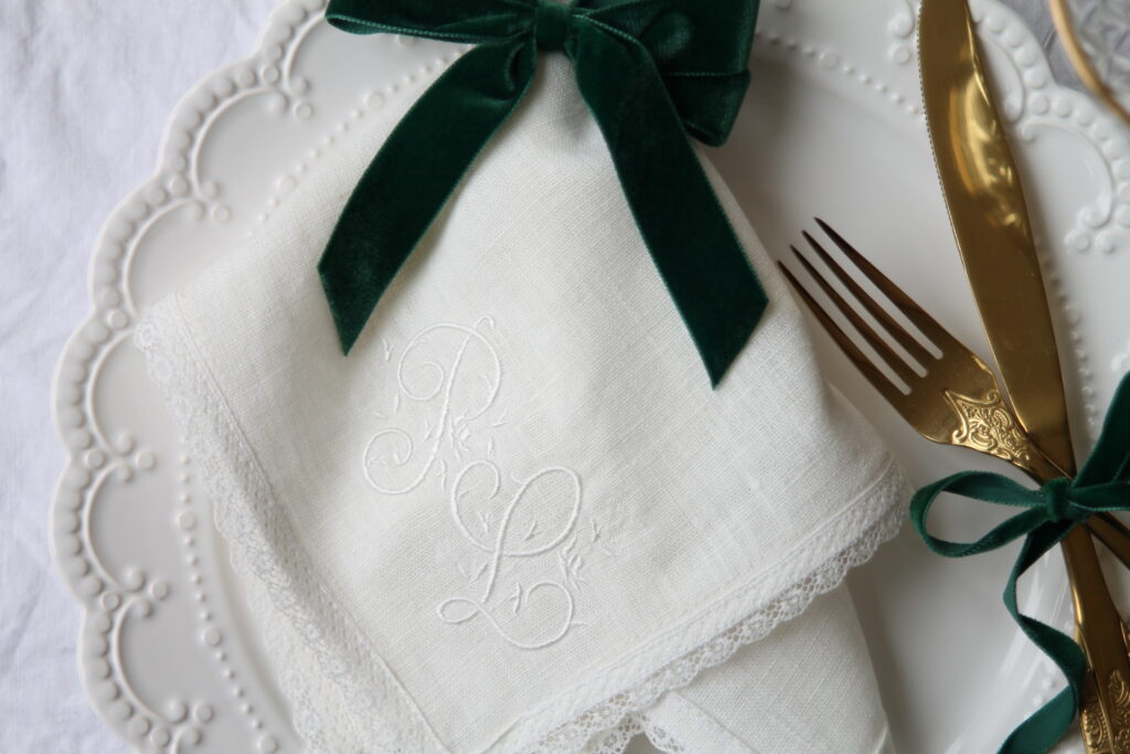 Why White-on-White is the Ultimate Statement for Embroidered Napkins