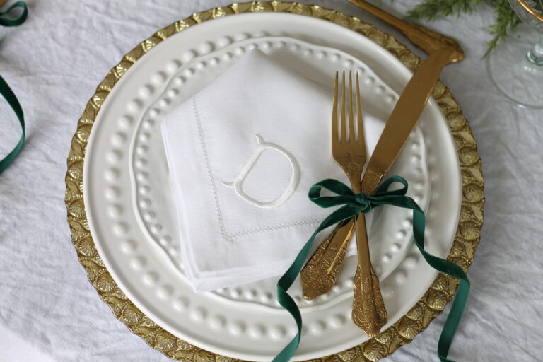 Why White-on-White is the Ultimate Statement for Embroidered Napkins